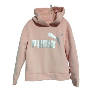 Puma Hoodie, Girls, size 5. Pink